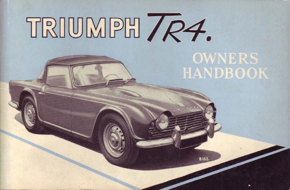 Triump TR-4 Owner's Handbook